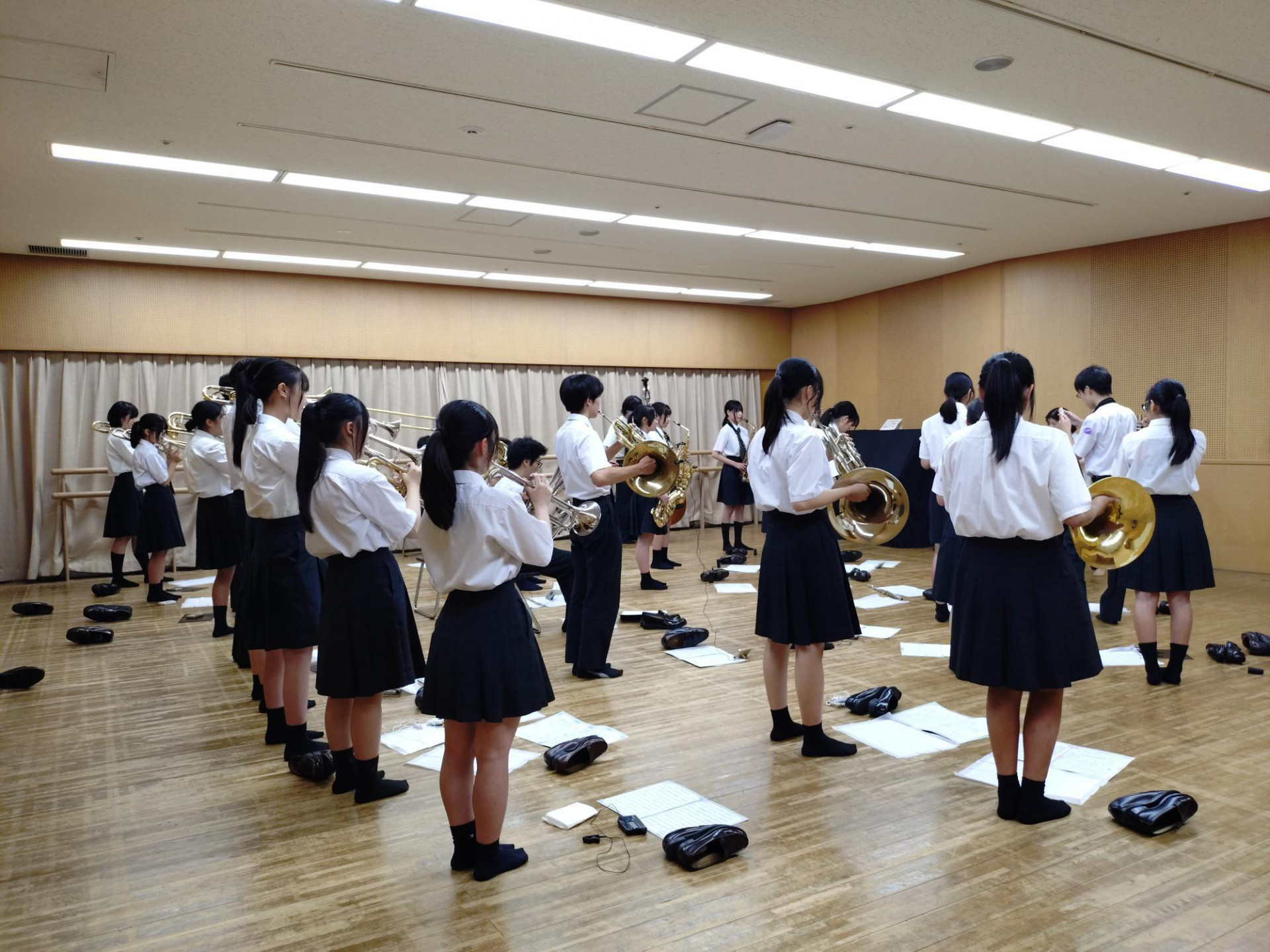 吹奏楽部　チューニング